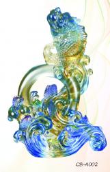  鰲魚躍龍門 
